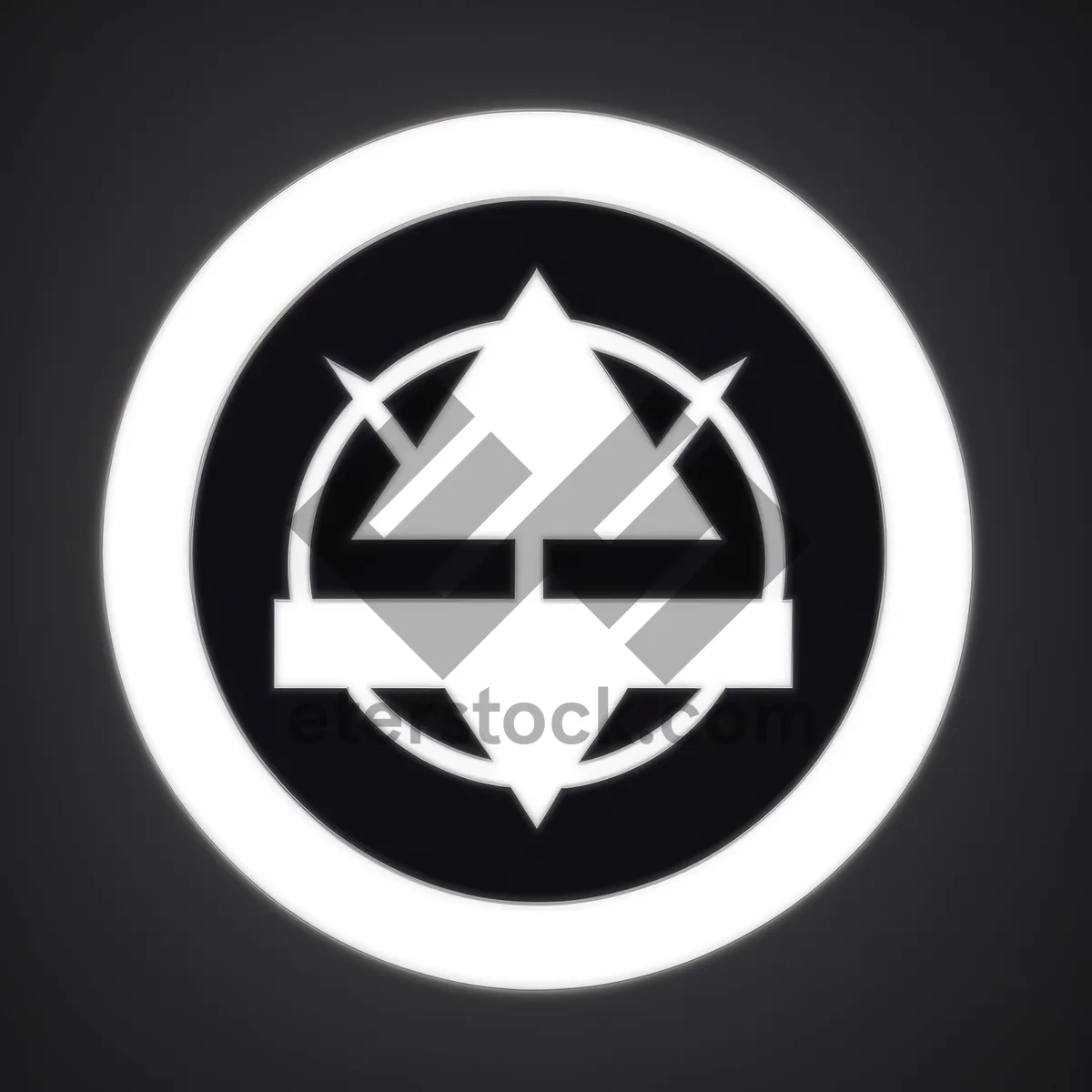 Picture of Shiny Round Black Button Icon Set