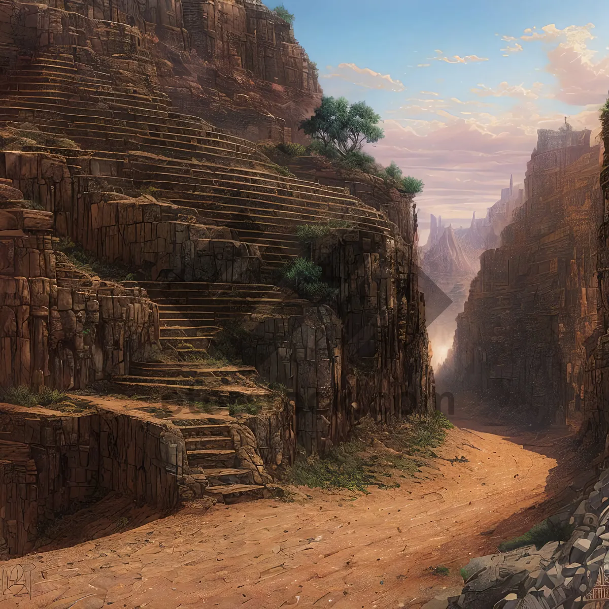 Picture of Majestic Southwest Canyon Landscape