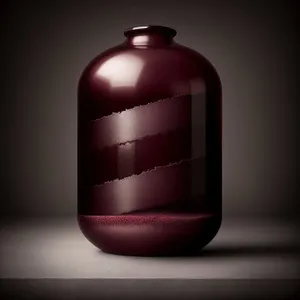 Sparkling Wine Bottle with Elegant Label