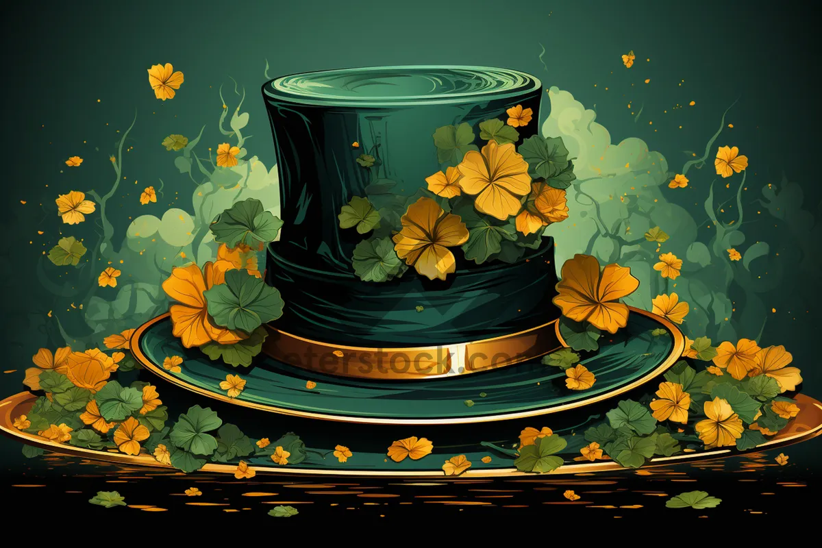 Picture of Clover Cup Celebration Tray - Graphic Design Art