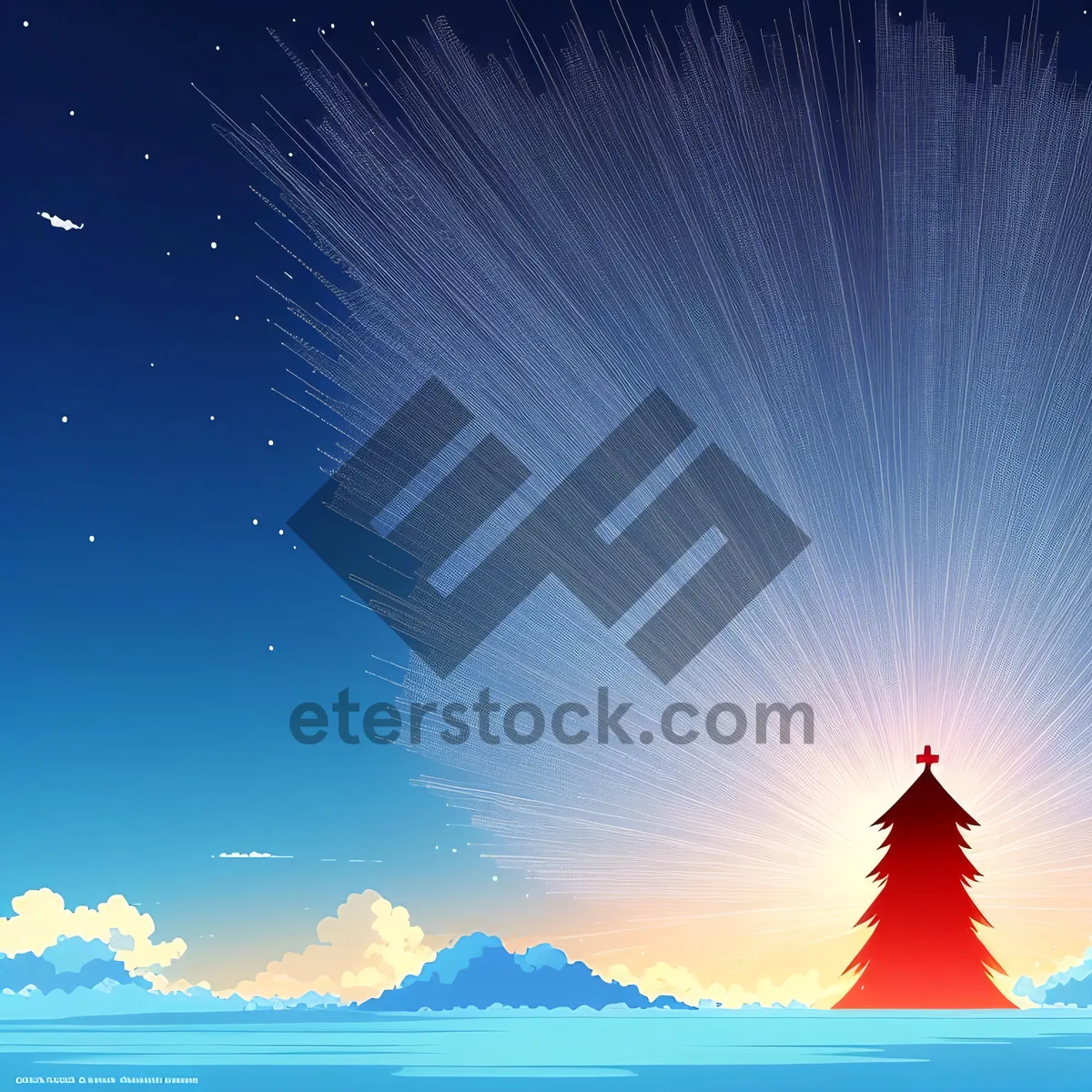 Picture of Shimmering Winter Nights: A Cosmic Celebration