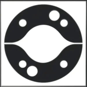Polka Dot Circle Decoration - Black Graphic Art Symbol