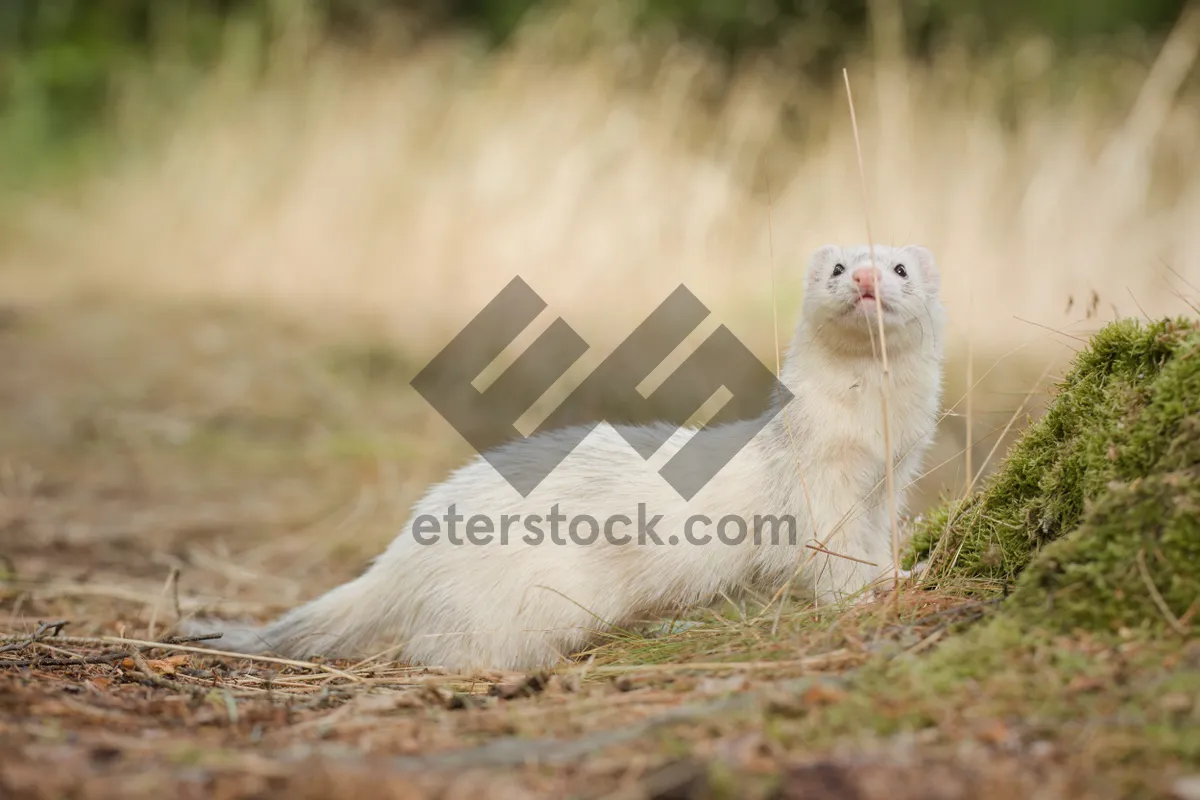 Picture of Cute Weasel in the Wild