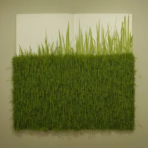 Grassy Threaded Patterned Doormat