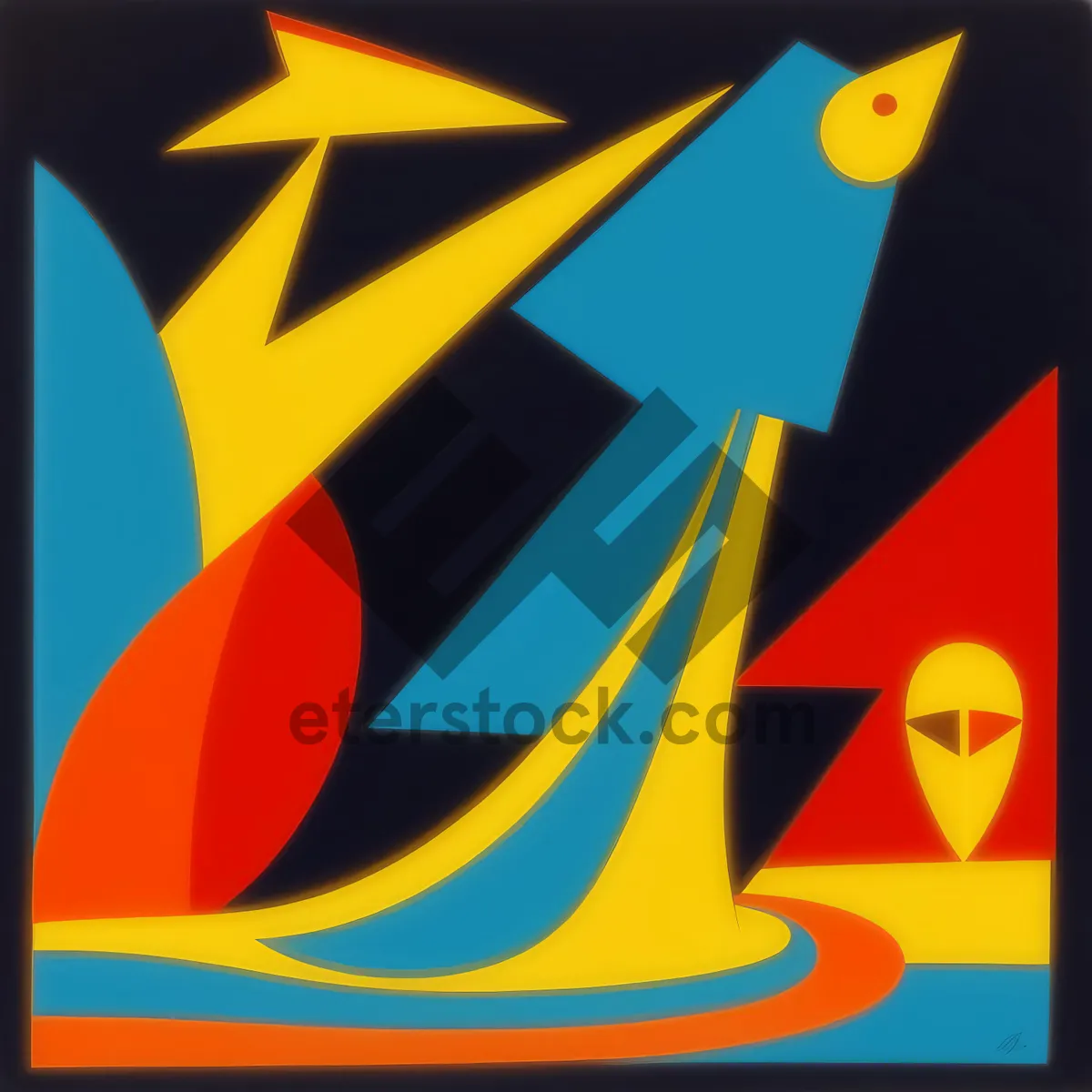 Picture of Patriotic Wind Flag: Symbol of National Pride