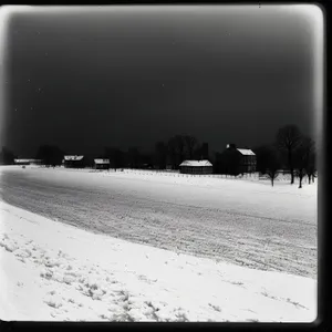 Winter Wonderland - Frosty Forest Scene