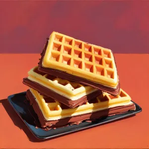 Durable Waffle Iron – Stack of Home Appliances