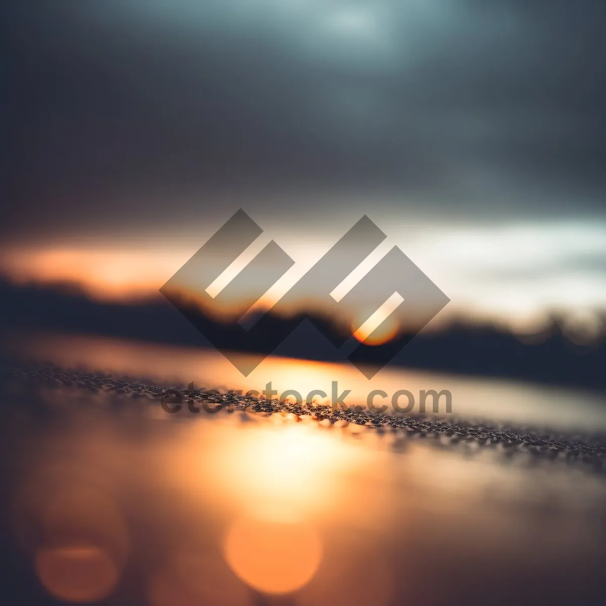 Picture of Vibrant Sunset Sky with Colorful Clouds