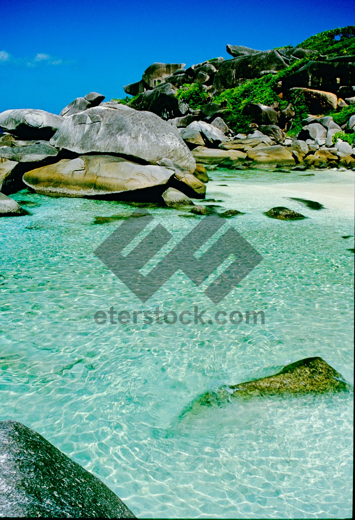 Picture of The colors and crystal clear water of the archipelago of the Similan Islands National Park, Thailand, Asia