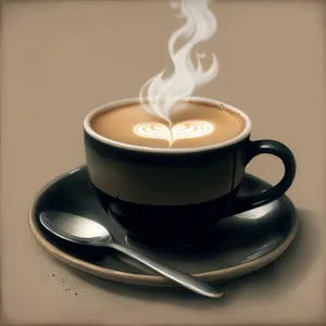 Freshly Brewed Morning Coffee in Ceramics