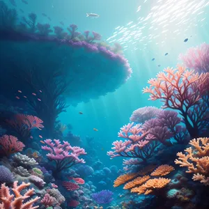 Colorful Coral Reef Underwater Exploration