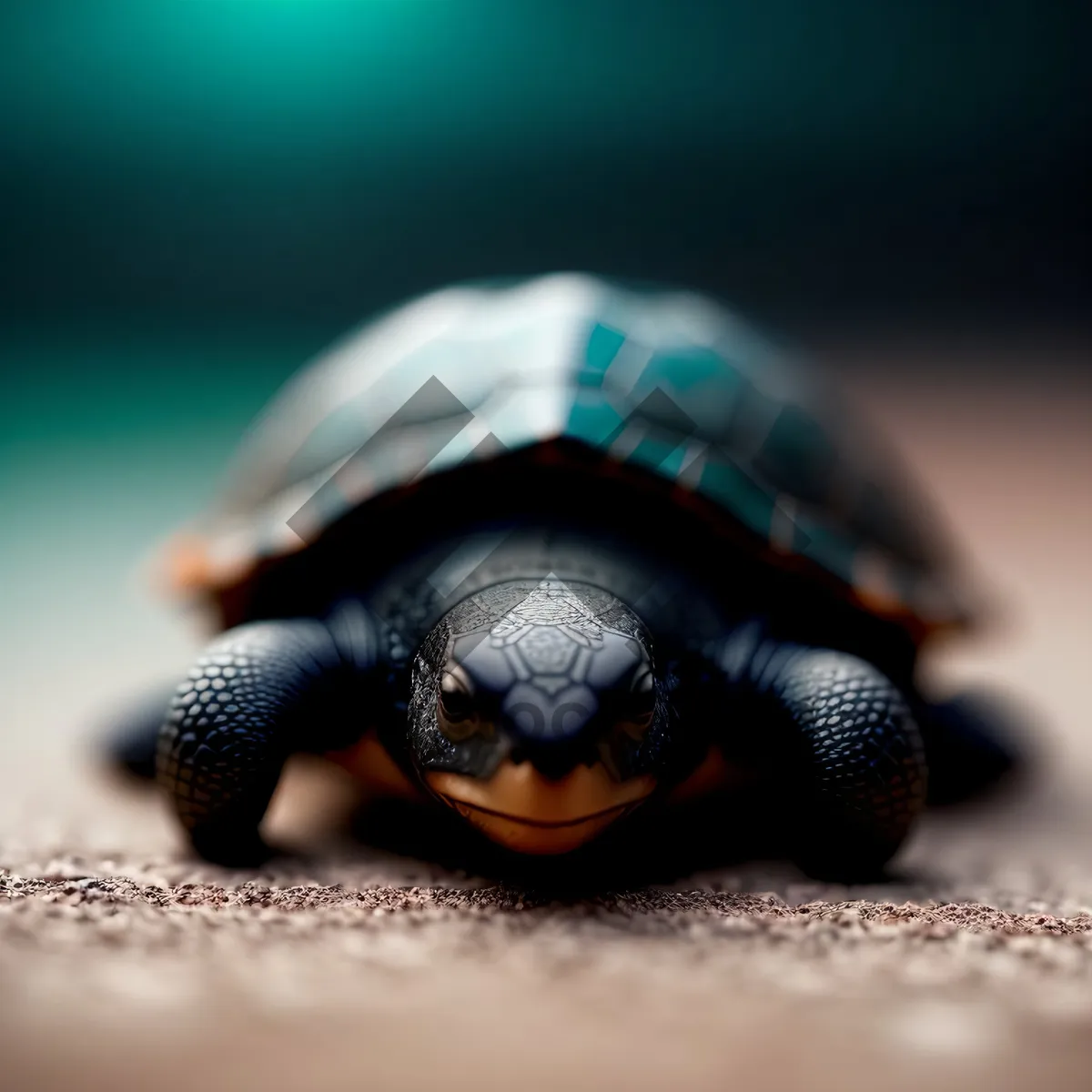 Picture of Wild Reptile Close-Up: Snake and Turtle Shell