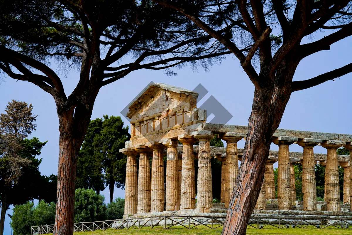 Picture of Ancient Temple Monument with Rich History and Culture