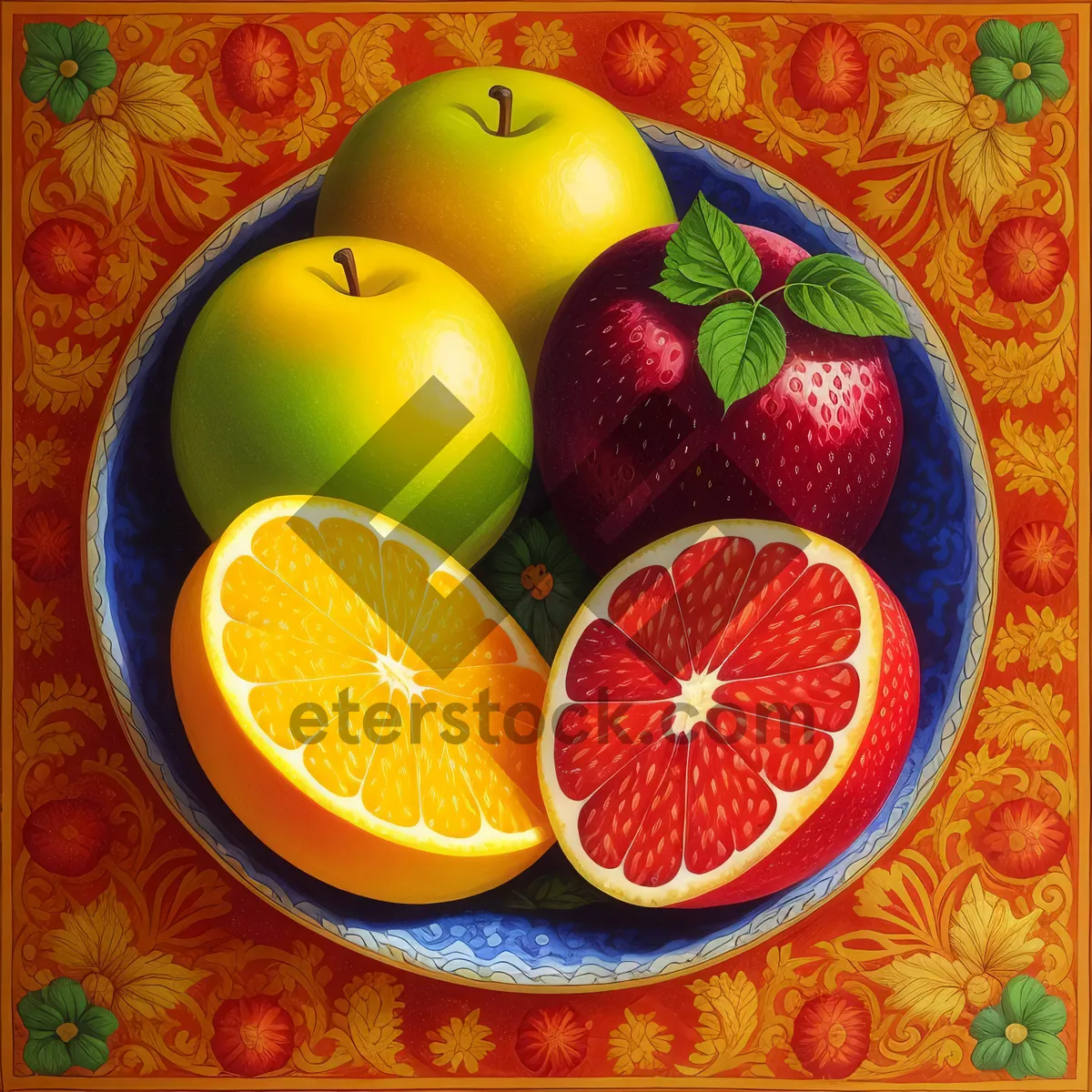 Picture of Vibrant Citrus Fruits Bursting with Vitamin-Packed Goodness!