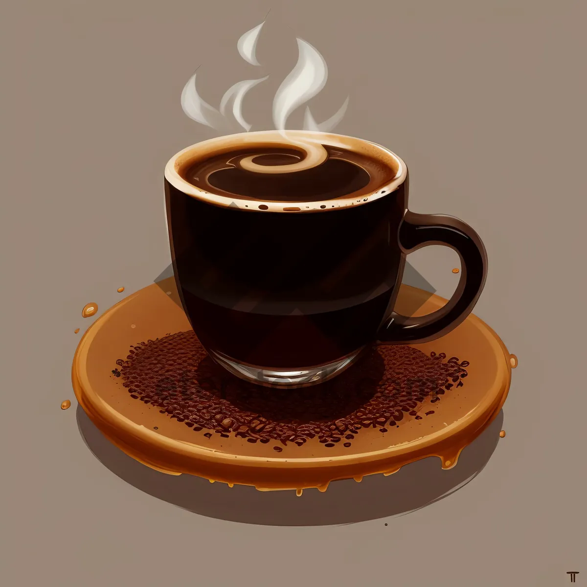 Picture of Dark Roast Morning Cup: Hot Caffeinated Beverage