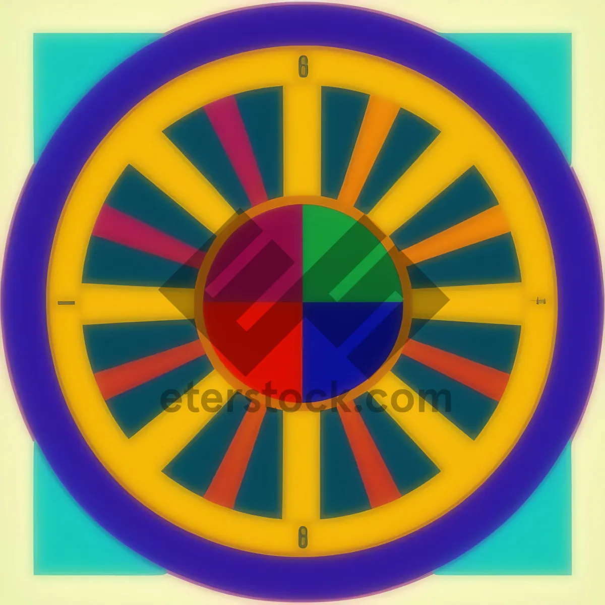 Picture of Circular Web Button Icon in 3D Design