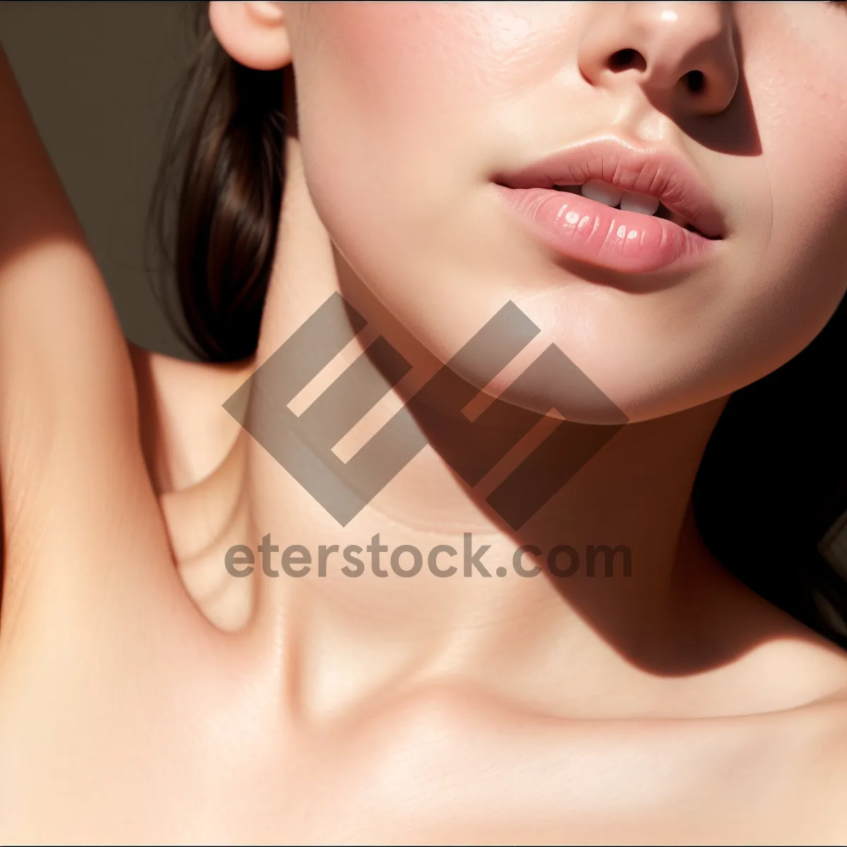 Picture of Natural beauty with striking eyes and luscious lips.