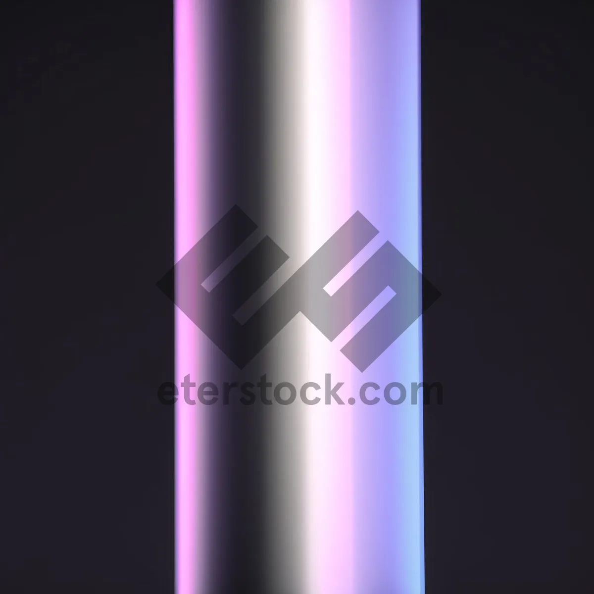 Picture of Colorful Glow Tube: Modern Abstract Rainbow Wallpaper