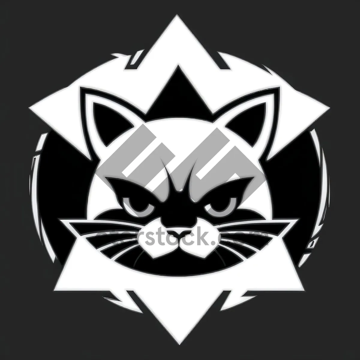 Picture of Black Pirate Symbol: Iconic Heraldry Design with Graphic Art Decoration