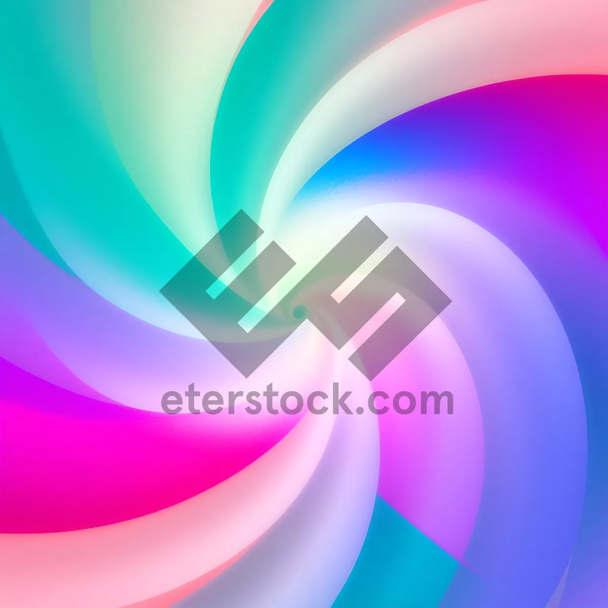 Picture of Futuristic Rainbow Fractal Design with Plasma Effect