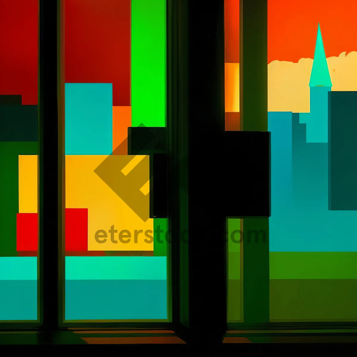 Picture of Web Design Icon Set: 3D Square Button Signs