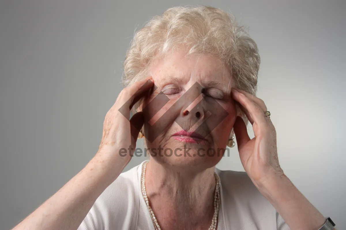 Picture of Happy elderly couple smiling together in retirement portrait.