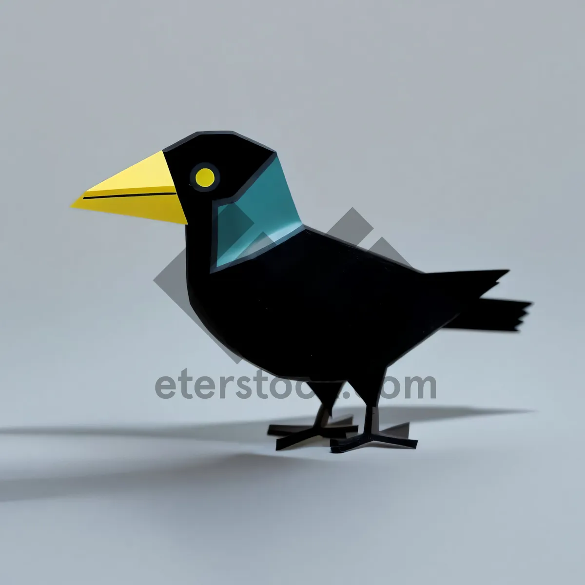 Picture of 3D Graduation Magpie Bird with Cap