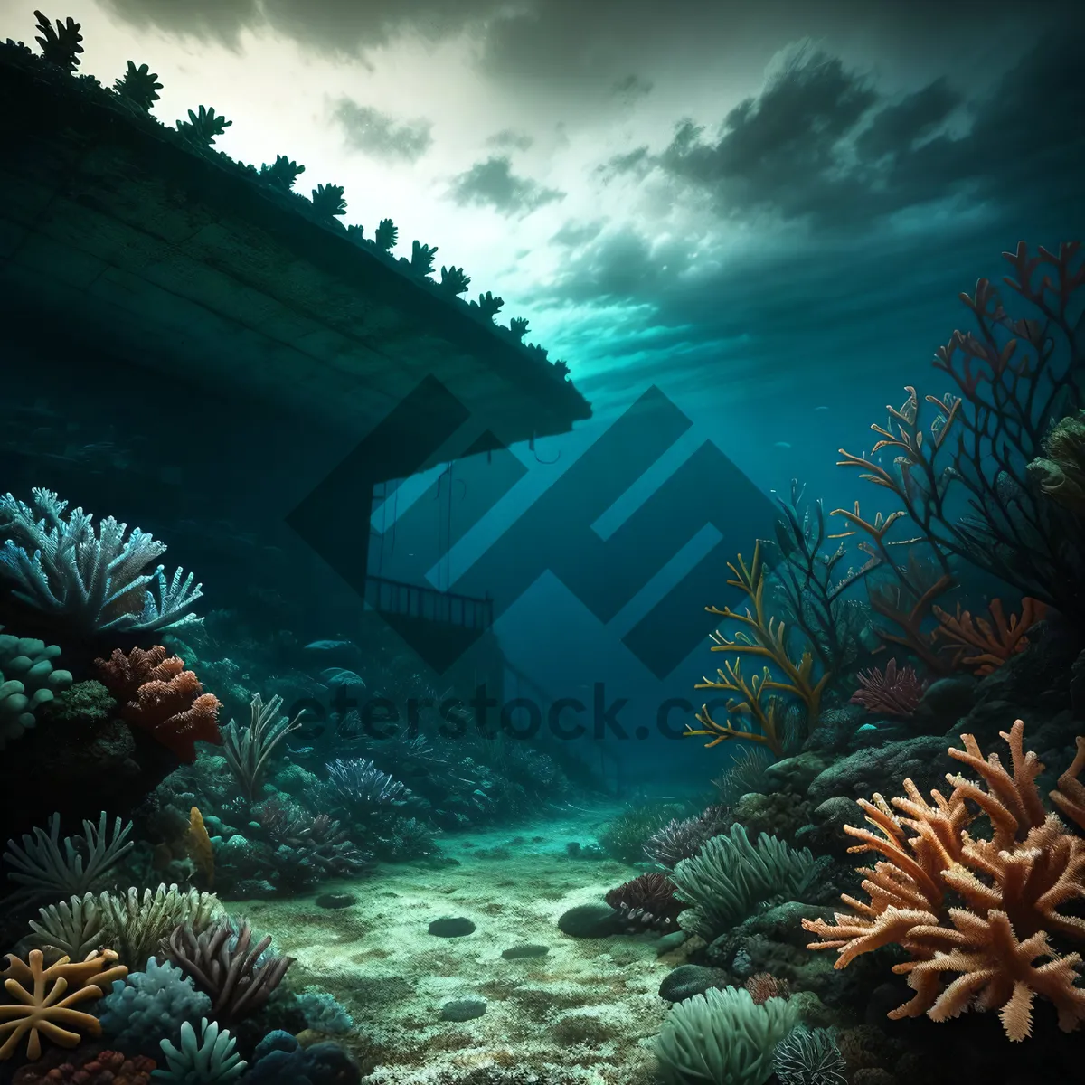 Picture of Tropical Coral Reef: Exploring an Underwater Paradise