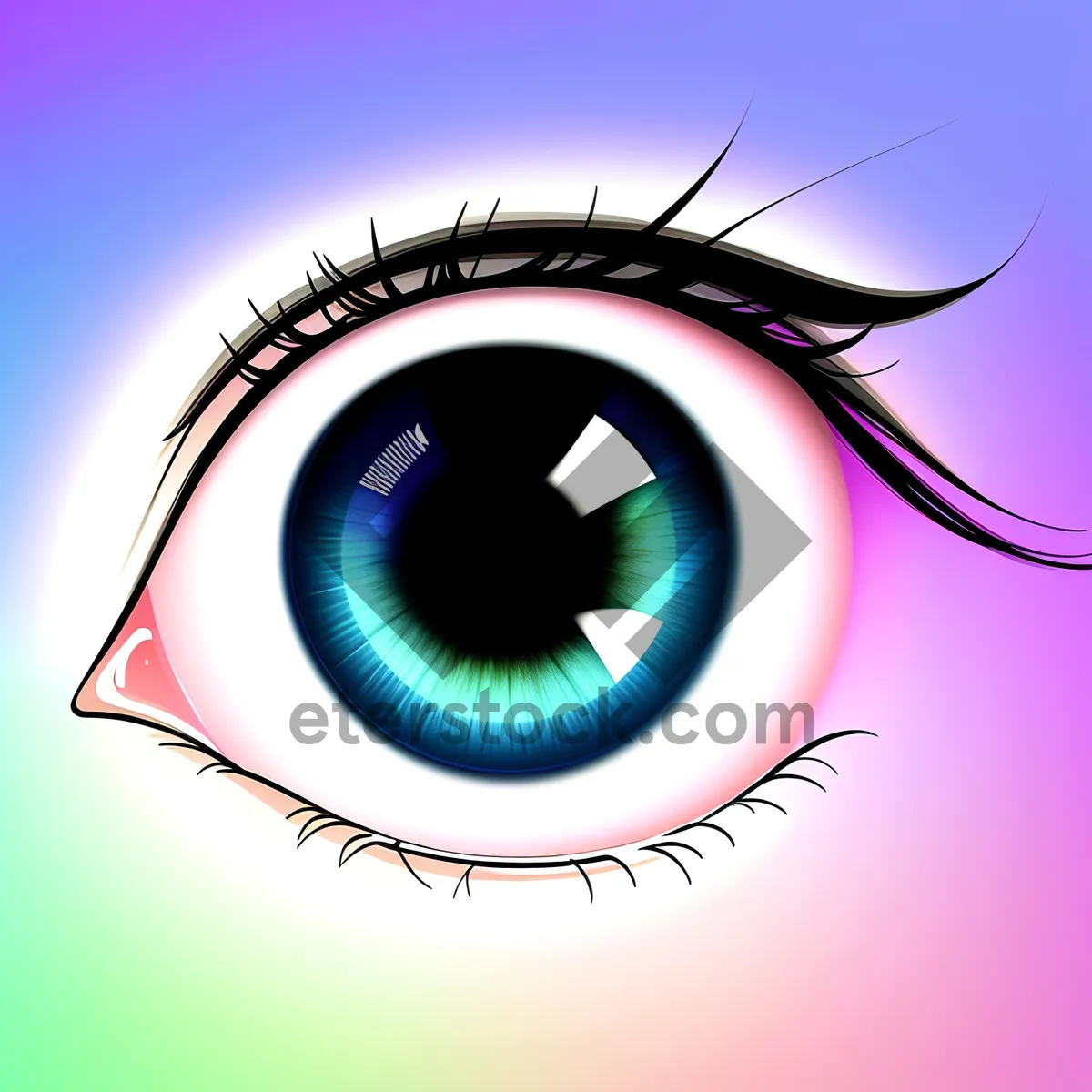 Picture of Eyebrow design - graphic art icon