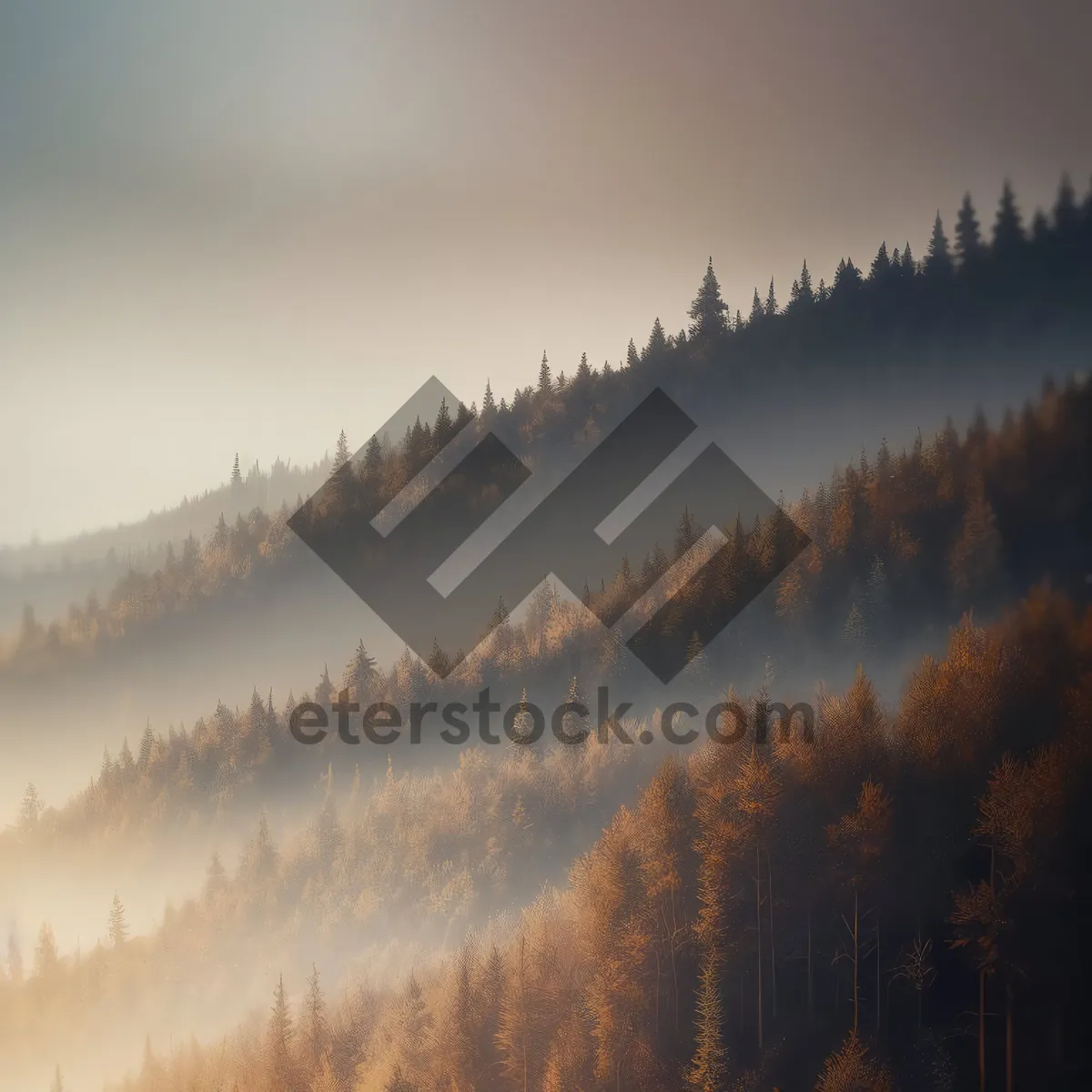 Picture of Winter Wonderland: Majestic Snowy Forest Landscape