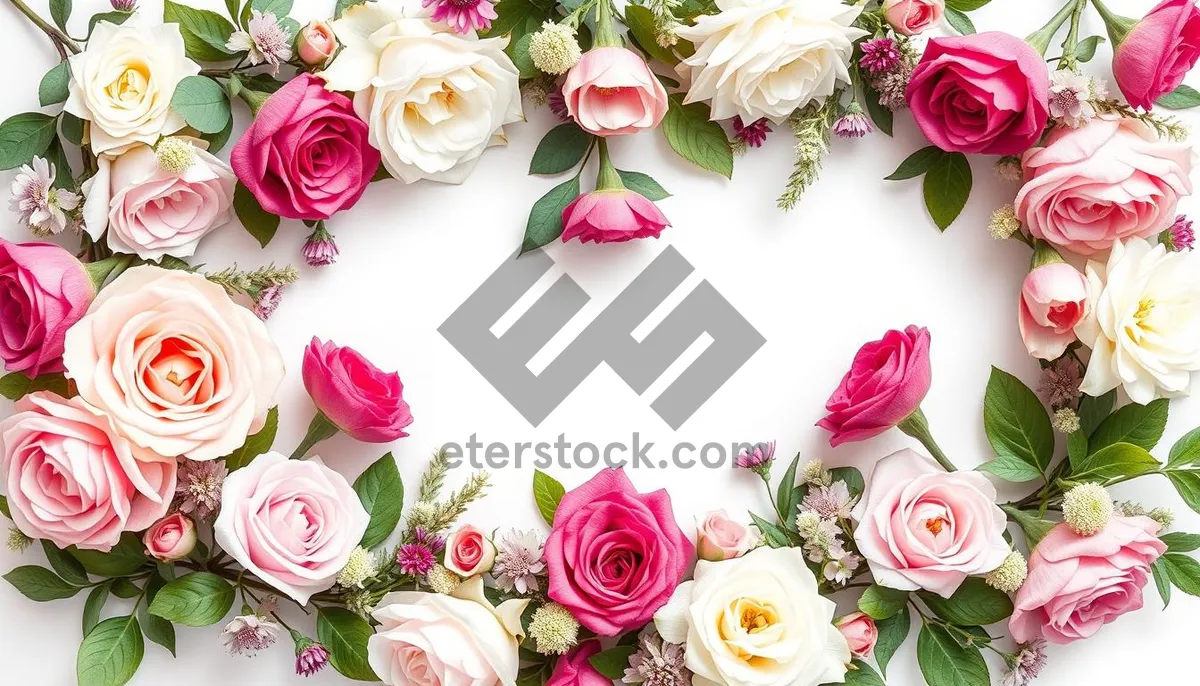 Picture of Romantic Rose Bouquet for Wedding Celebration