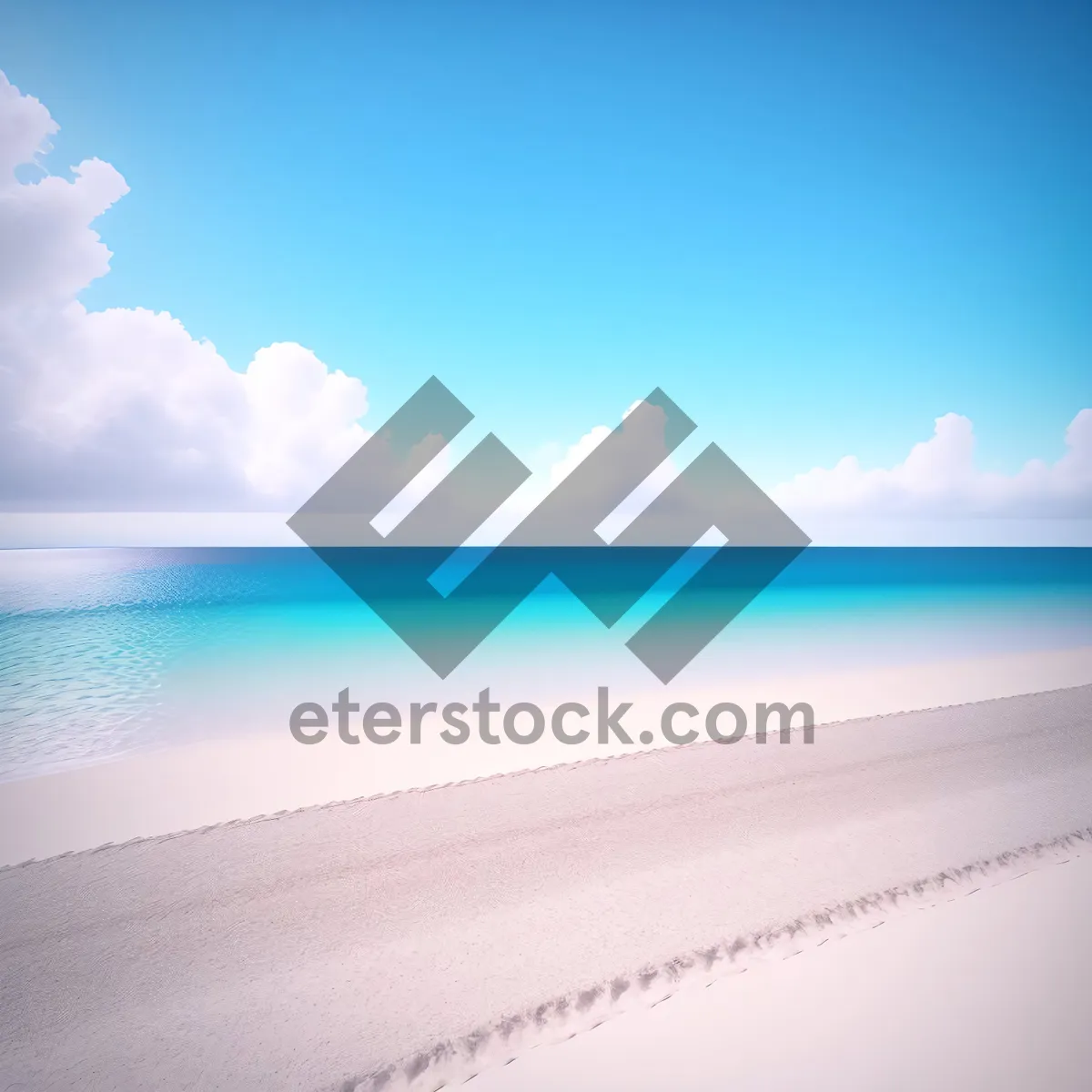 Picture of Summer Serenity: Tropical Coastline Tranquility