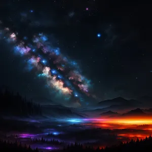 Celestial Night Sky Galaxy Fantasy Dark Glow ⭐️