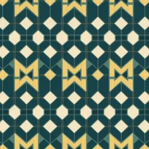 Geometric Retro Wallpaper Pattern Design Texture Vintage Style