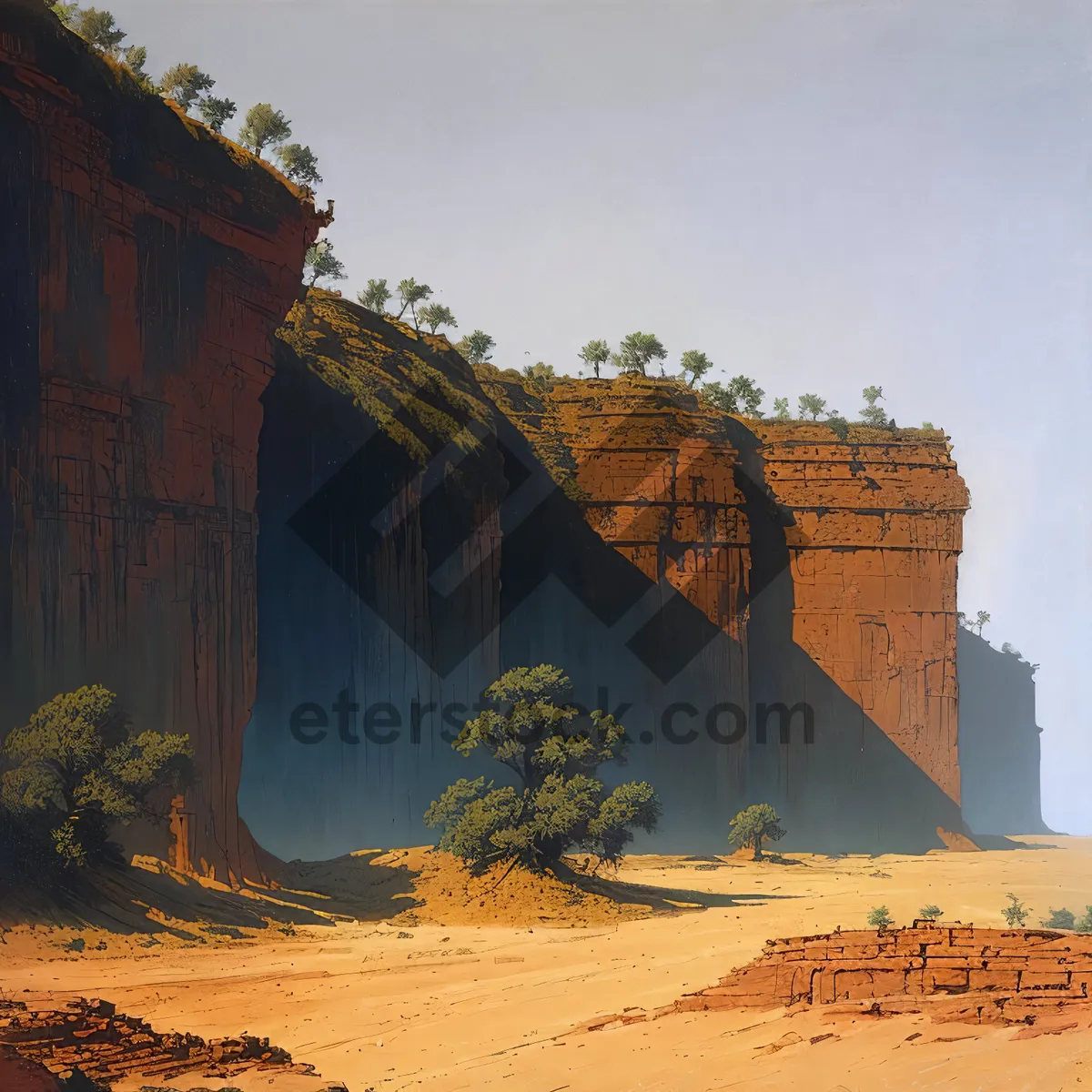 Picture of Majestic Desert Canyon Landscape