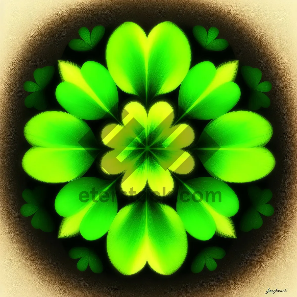 Picture of Lucky Yellow Clover Candy Delight