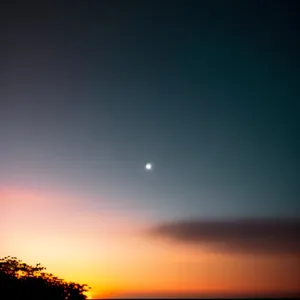 Majestic Sunsets over the Serene Horizon