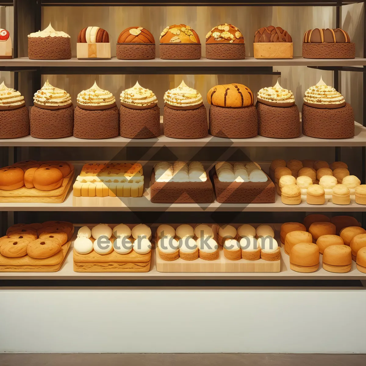 Picture of Fresh Bakery Delights at Market