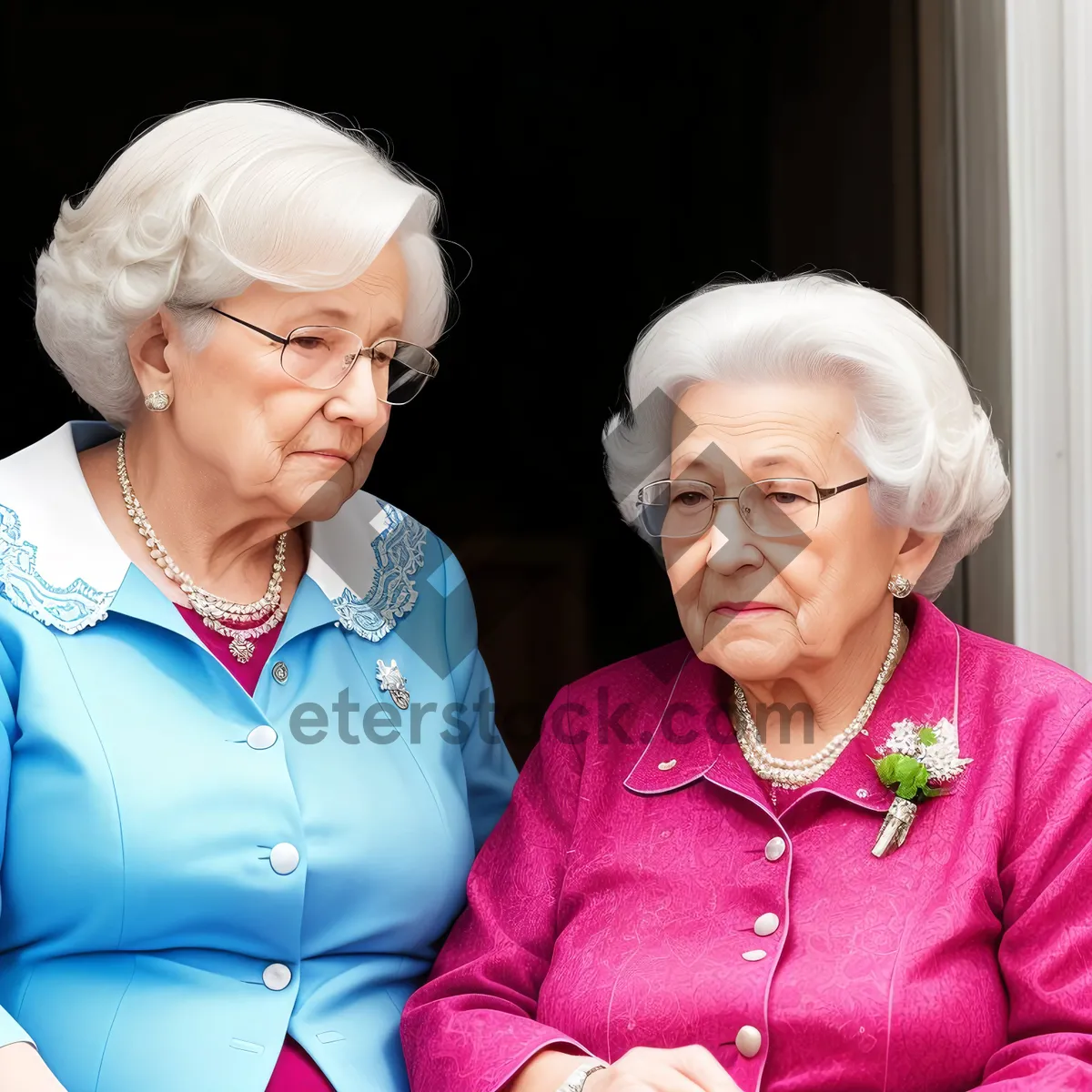 Picture of Smiling Senior Couple Embracing in Retirement Bliss