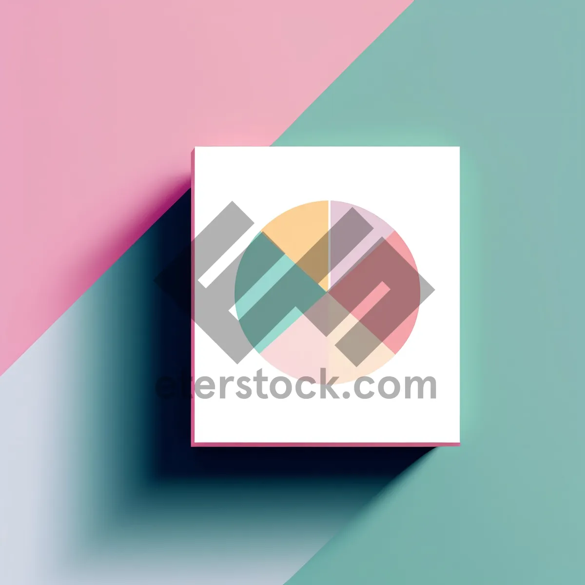 Picture of 3D Box Shape Design Symbol Template