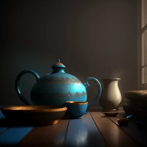 Traditional Chinese Teapot and Cup Set