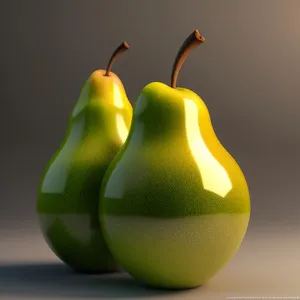 Refreshing Juicy Pear, an Organic and Healthy Snack