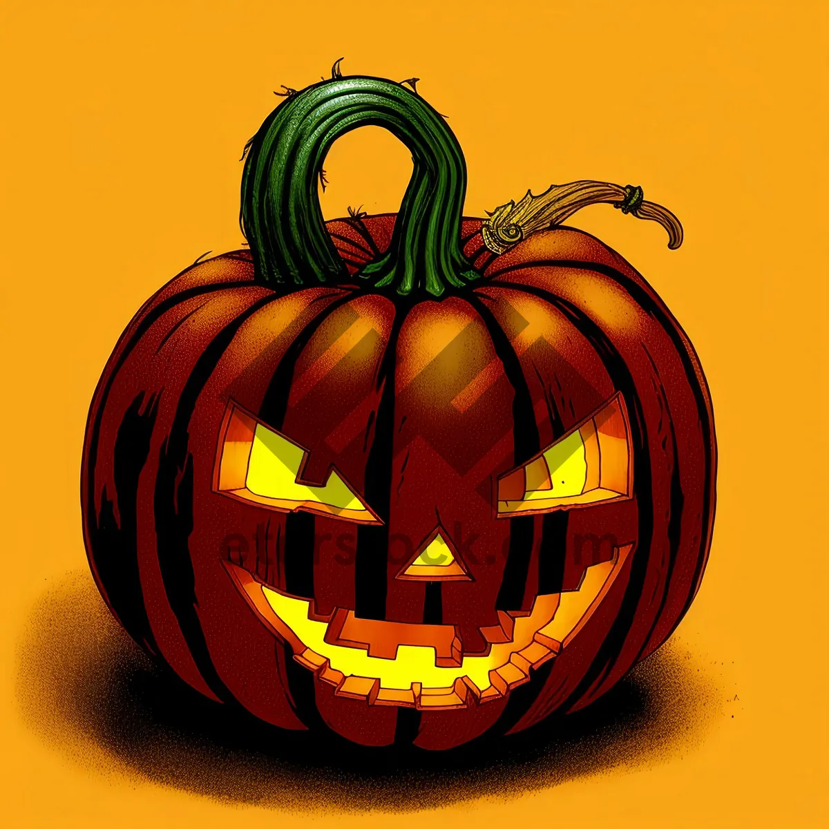 Picture of Spooky Jack-o'-Lantern Halloween Decoration