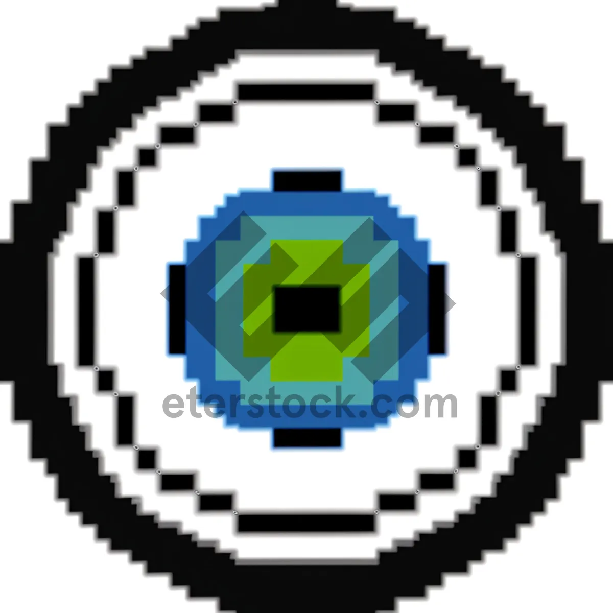 Picture of Web Design Symbol in 3D Circle Gear
