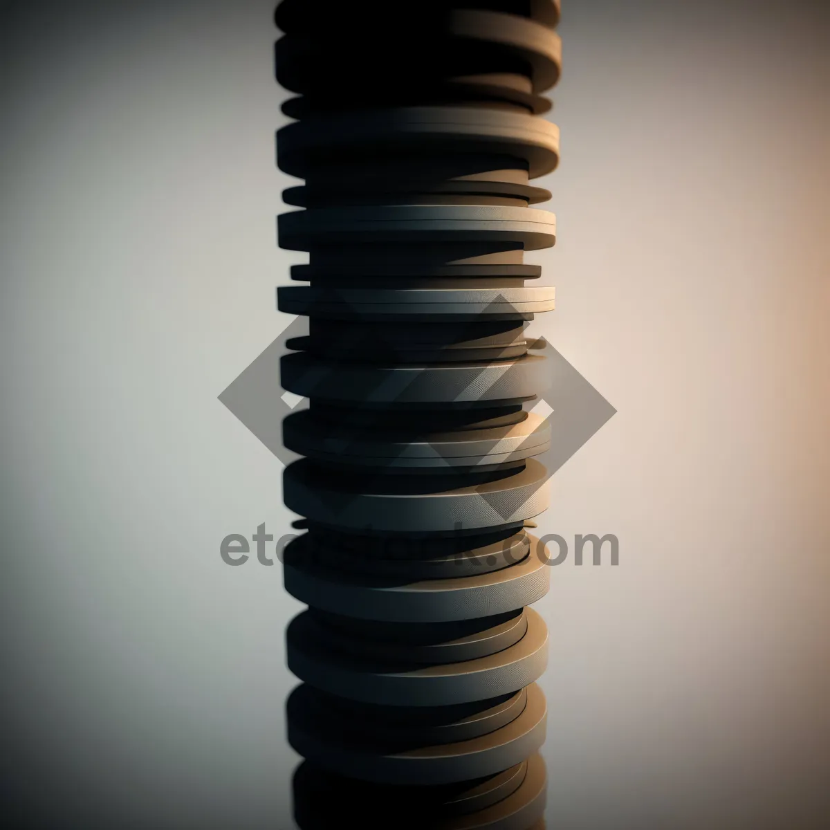 Picture of Financial Success: Coin Stacks and Elastic Springs