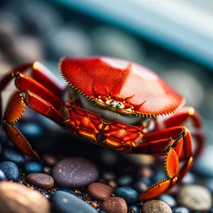 Rock Crab Celebration Decoration, Close-Up Bauble