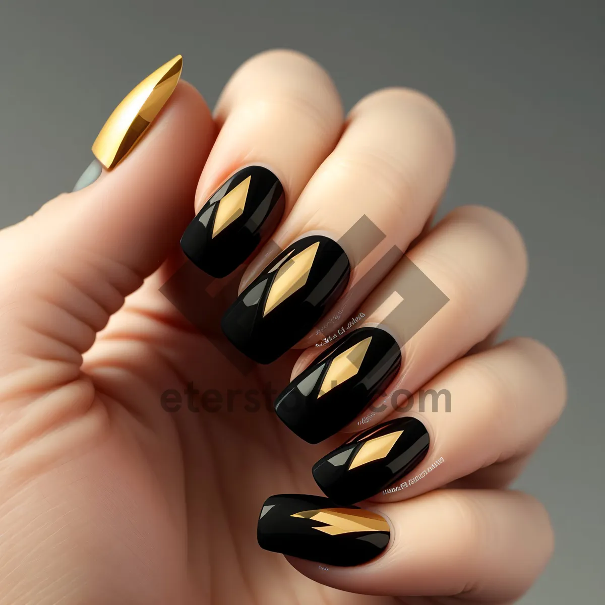 Picture of Manicured nails showcasing impeccable beauty and care.