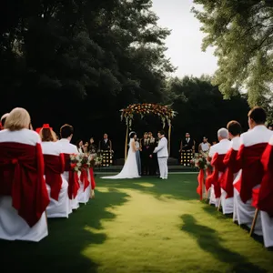 Boy wearing bearhat playing outside in park