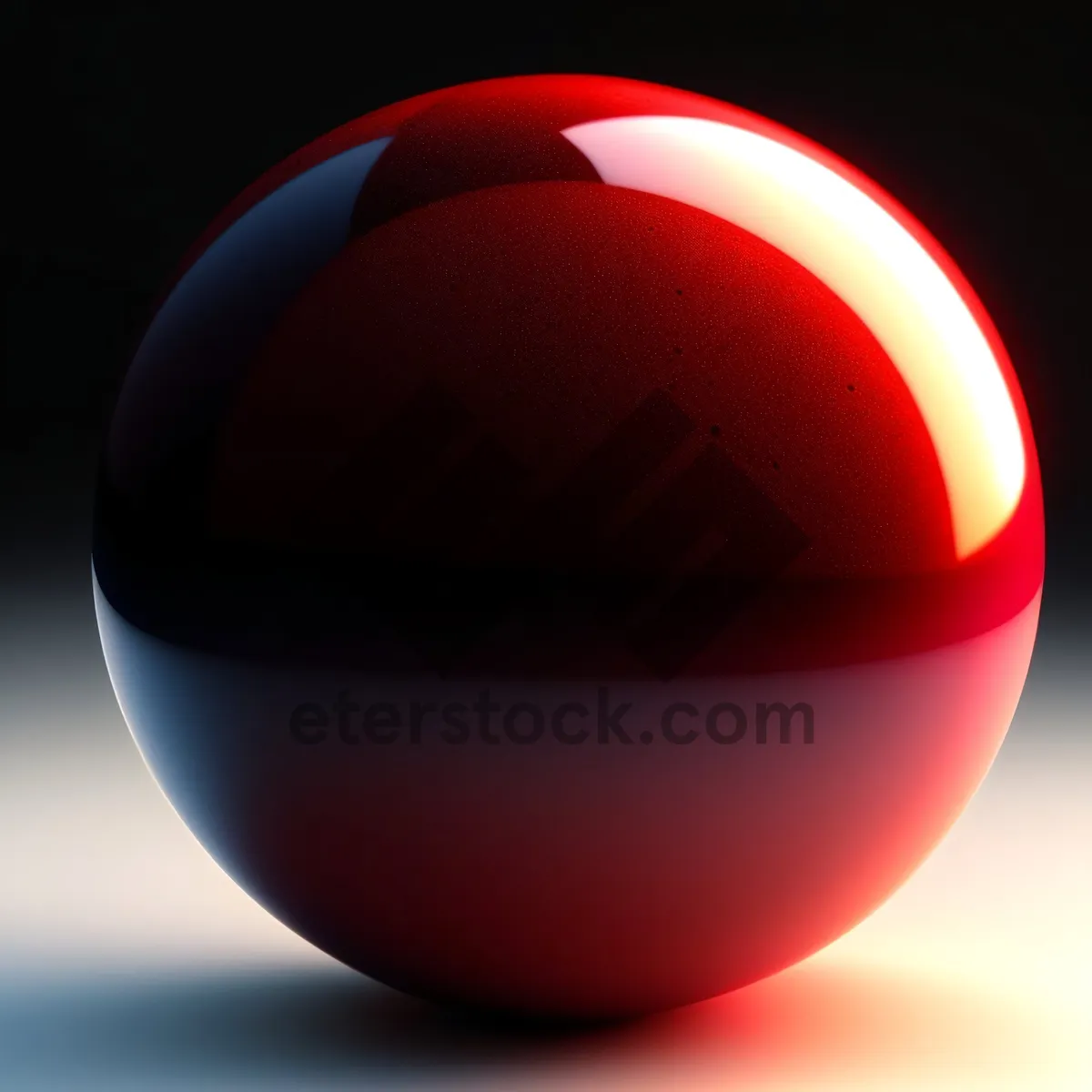 Picture of Shiny 3D Globe Icon with Reflection