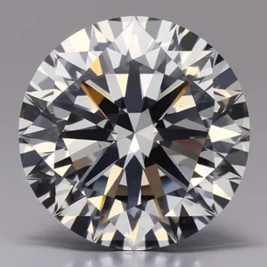 Dazzling 3D Diamond Crystal: Gem of Brilliance